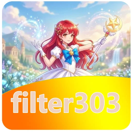 Pratinjau antarmuka aplikasi filter303 setelah akun aktif